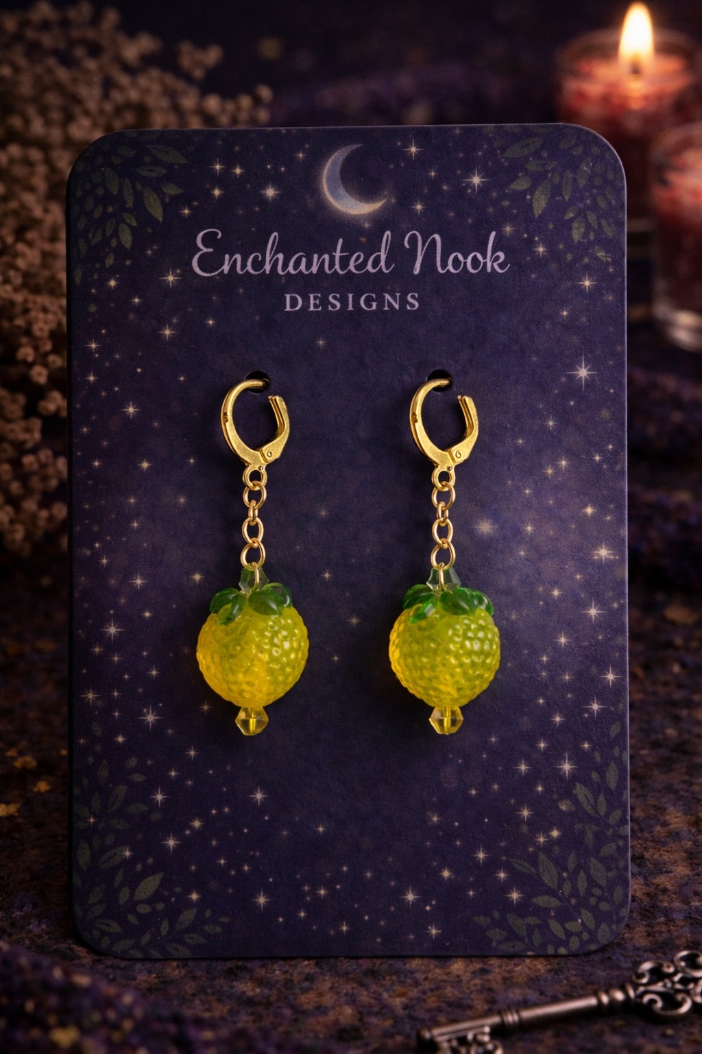 Golden Citrus Earrings