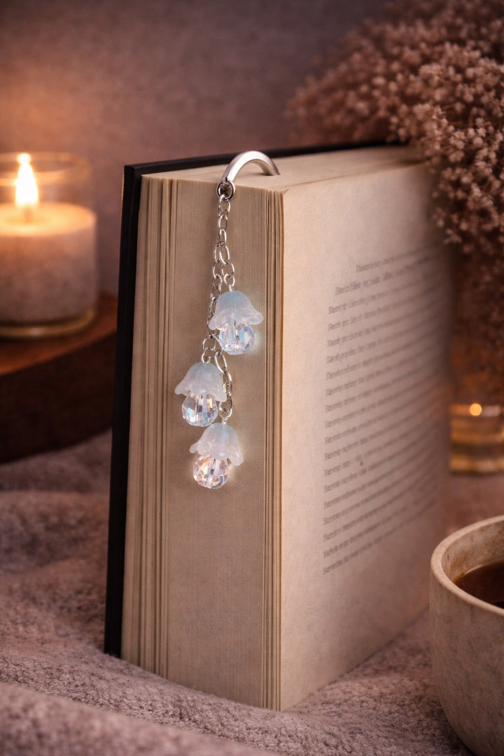 Luminous Bloom Bookmark
