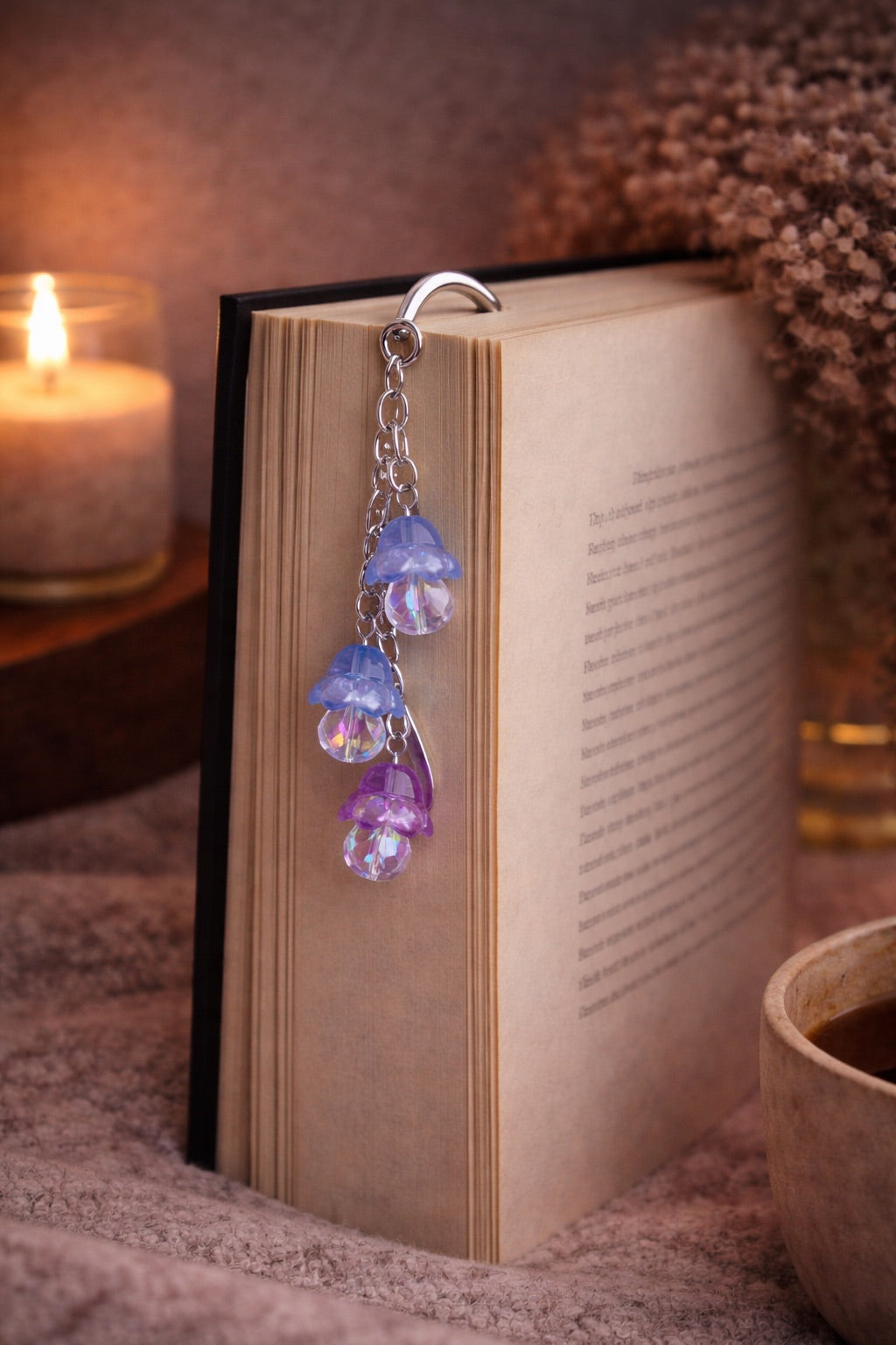 Luminous Bloom Bookmark